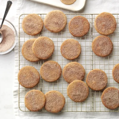 Crispy Vanilla Spice Sugar Cookies