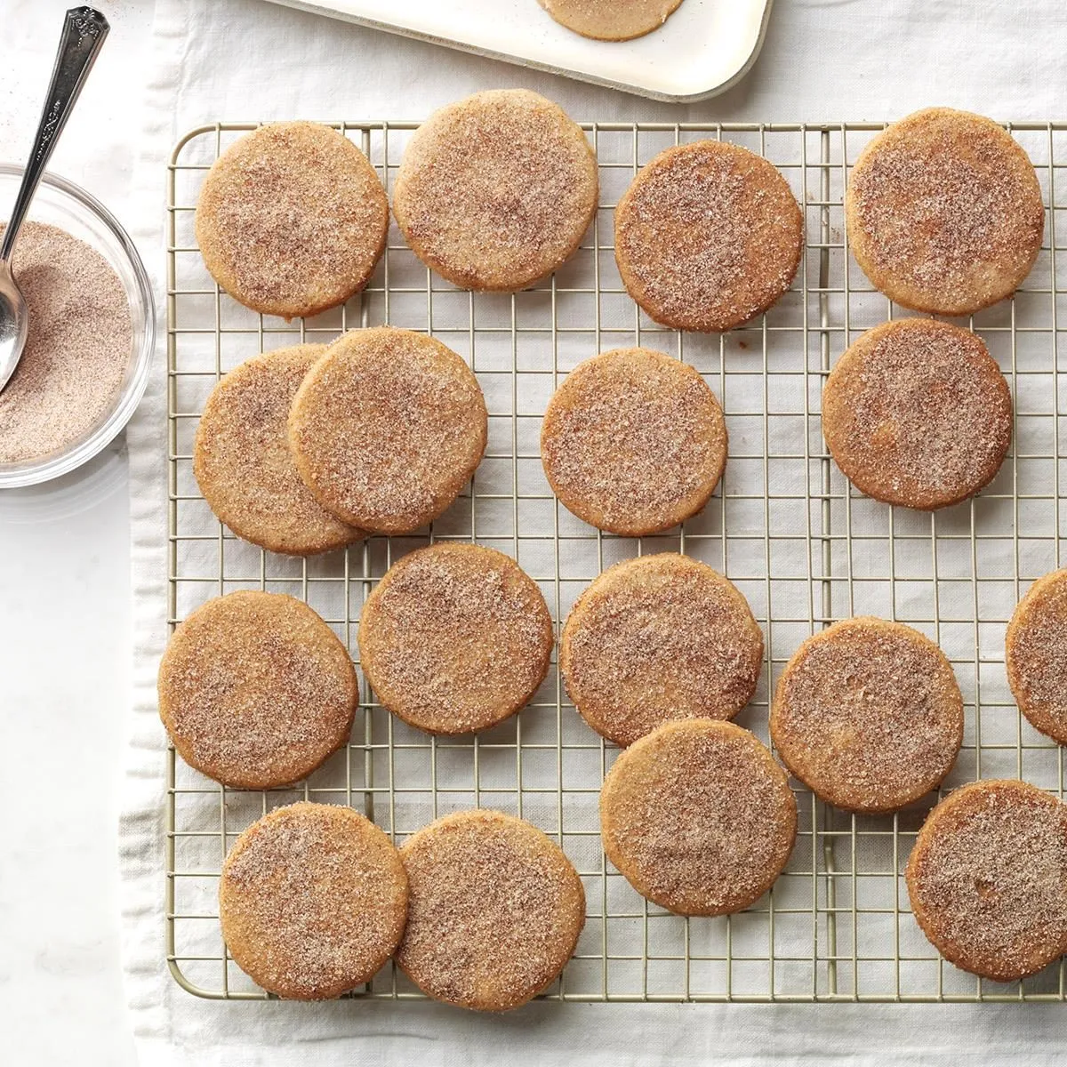 Crispy Vanilla Spice Sugar Cookies