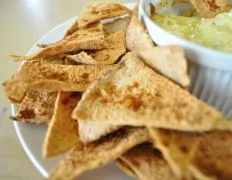 Crispy Whole Wheat Pita Chips with a Spicy Kick