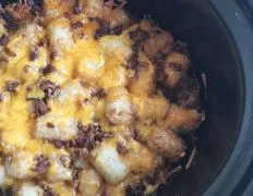 Crock Pot Chicken Tater Tot Casserole