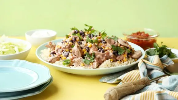 Crock Pot Chicken With Black Beans In
