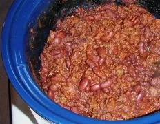 Crock Pot Chili Con Carne With Beans
