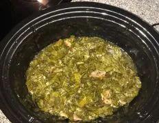 Crock Pot Collard Greens And Ham