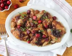 Crock Pot Cranberry Chicken