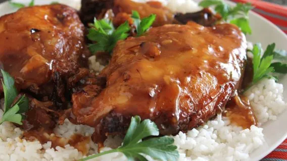 Crock Pot Garlic Brown Sugar Chicken