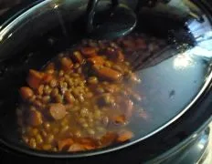 Crock Pot Hot Dogs / Franks And Beans Easy