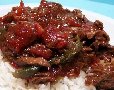 Crock Pot Pepper Steak