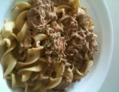 Crock Pot Pork Stroganoff