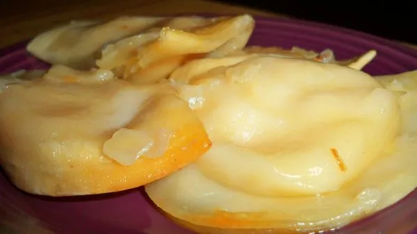Crock Pot Potluck Pierogies With