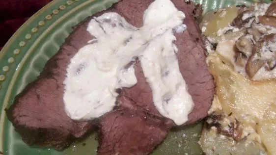Crock Pot Roast Beef And Horseradish