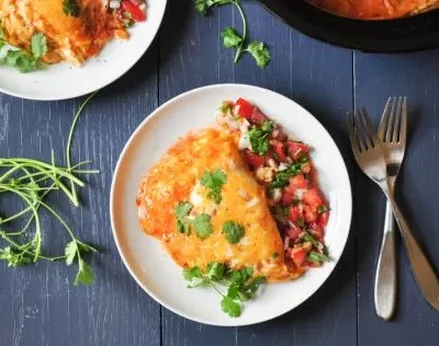 Crock Pot Stacked Enchiladas