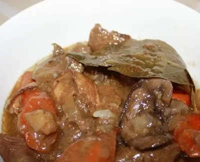 Crock Pot Venison Stew With Bacon And