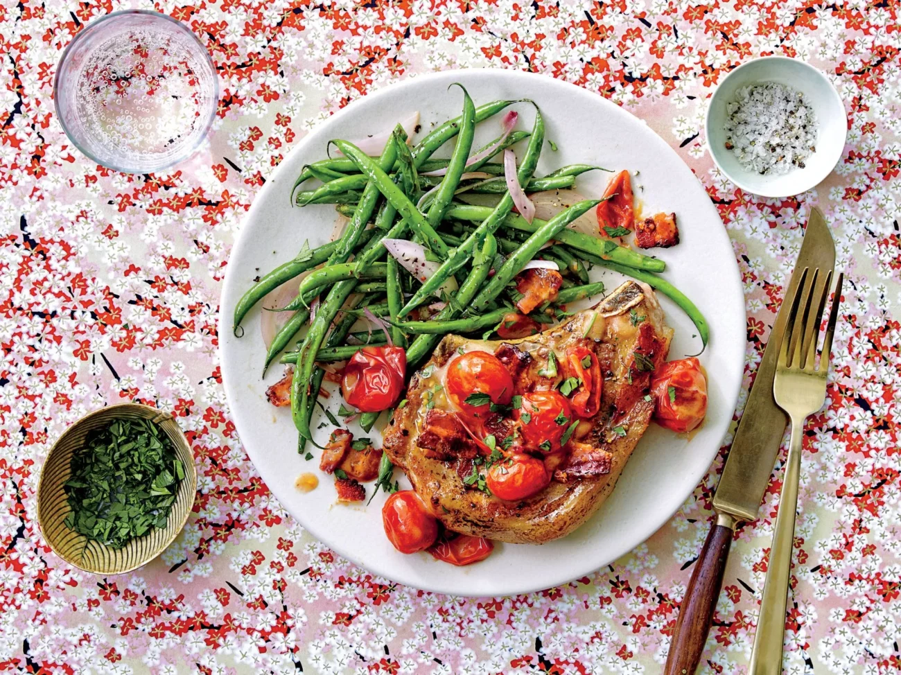 Crown Roast Of Pork With Savory Fruit Stuffing