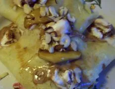 Crpes With Apple & Pistachio