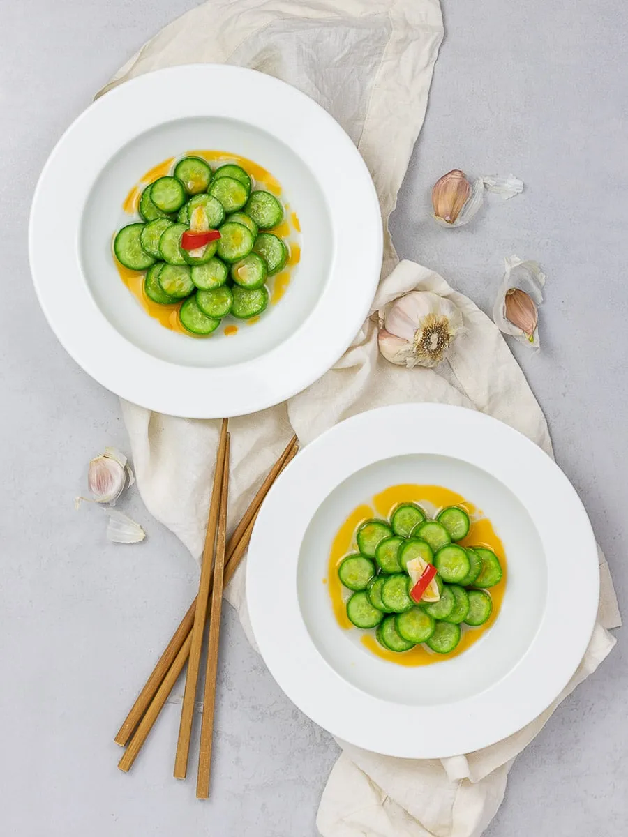Crunchy Chinese Cucumber Salad