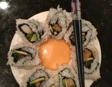 Crunchy Shrimp Roll Sushi