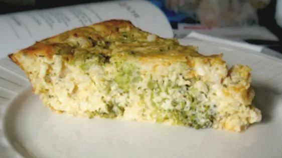 Crustless Feta And Cheddar Quiche