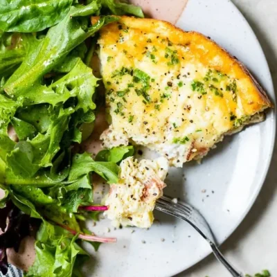 Crustless Quiche Lorraine