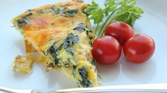 Crustless Swiss Chard Quiche