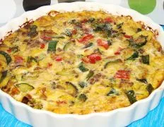 Crustless Vegetable Quiche