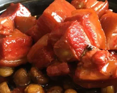 Cuban Black Beans With Pork Shanks