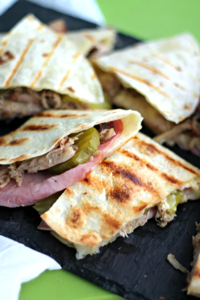 Cuban Sandwich Quesadilla