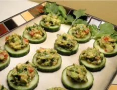 Cucumber Chip Appetizers