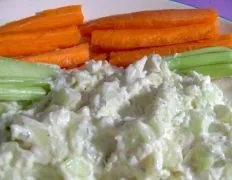 Cucumber Dill Dip For Fresh Veggies