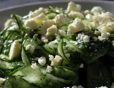Cucumber Dill Salad With Feta Cheese