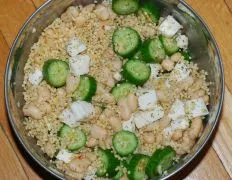 Cucumber Millet Bean Salad With Feta