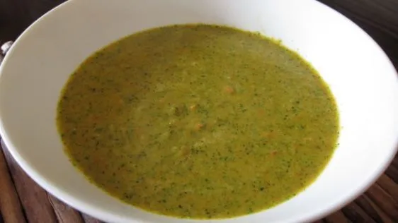 Curried Broccoli Cheddar Soup