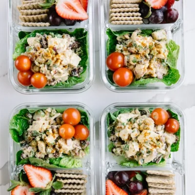 Curried Chicken Salad With Fruit And Veggies