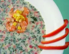 Curried Corn And Shrimp Soup