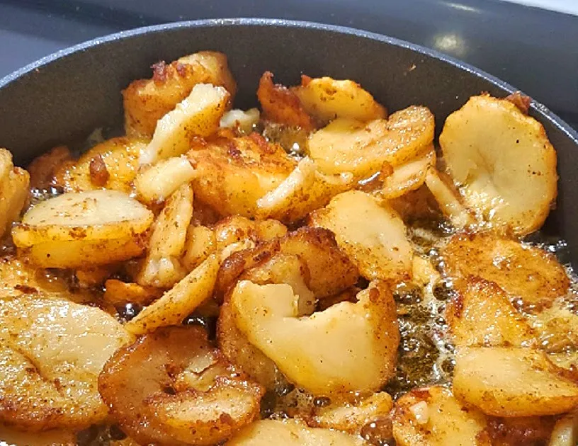 Dads Favourite Fried Potato Slices