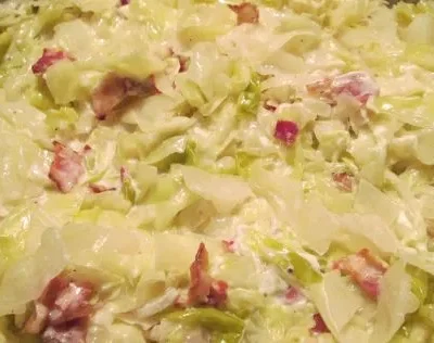 Danish Wilted Cabbage Salad With Bacon