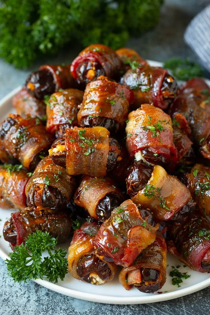 Dates Wrapped In Bacon