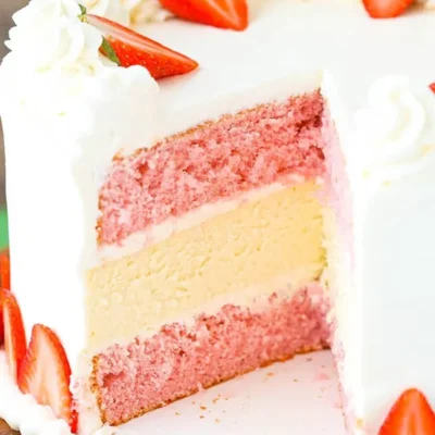 Decadent Cheesecake Cream-Filled Strawberries Recipe