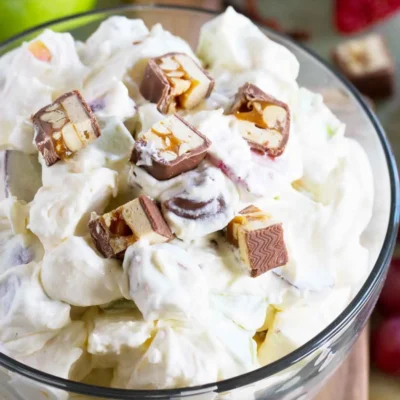 Decadent Snickers Apple Salad Delight