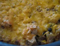 Delectable Layered Nacho Casserole Bake