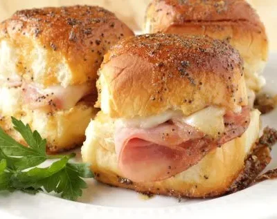 Delicious Sweet Ham And Swiss Cheese Slider Recipe