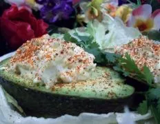 Deviled Egg Stuffed Avocados
