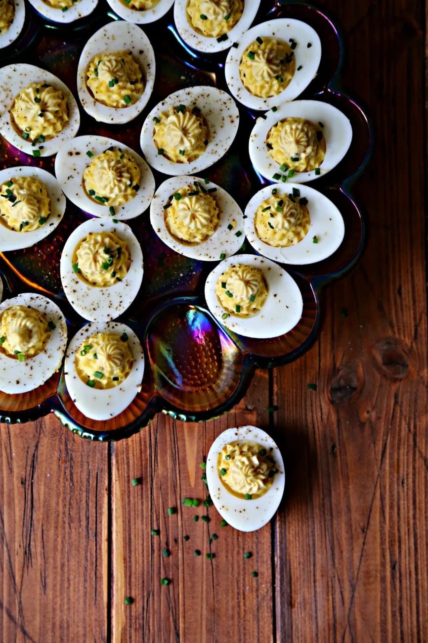 Dijon Deviled Eggs