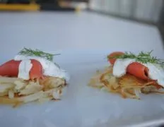 Dilly Smoked Salmon Potato Stacks #5Fix