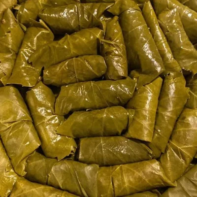 Dolmades Greek Stuffed Grape Leaves