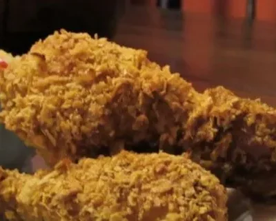 Double Coated Chicken With Corn Flakes
