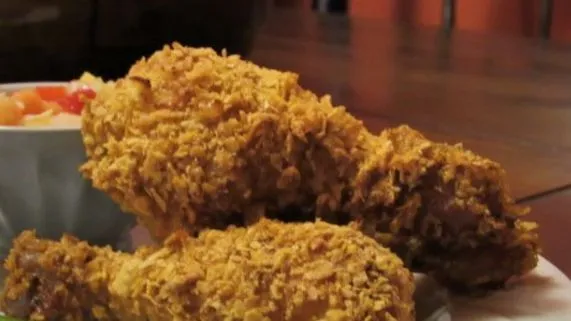 Double Coated Chicken With Corn Flakes