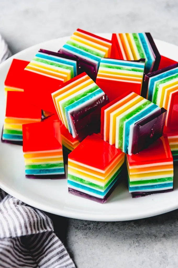 Double Layer Jello Jigglers Knox Blox