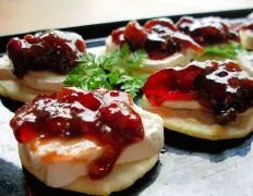 Dried Cranberry Chutney Appetizers