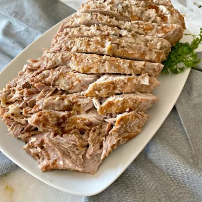 Easy 3 Ingredient Pork Loin Roast