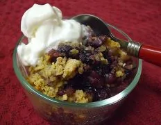 Easy Apple Blueberry Crisp